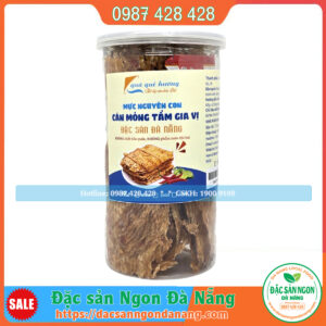 Mực nguyên con cán mỏng tẩm gia vị ăn liền đặc biệt 200g - Đặc sản Đà Nẵng làm quà