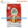 Bánh dừa nướng đậu phộng TOPCOCO gói lớn 250gr – Đặc sản Quảng Nam Đà Nẵng